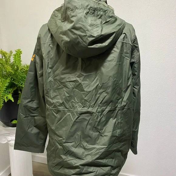 Bass Outdoor Firebird Trail Rain Jacket Green Size Large NWT - Picture 2 of 11